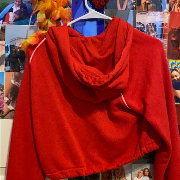 red garage sweater small - Picture 2 of 2
